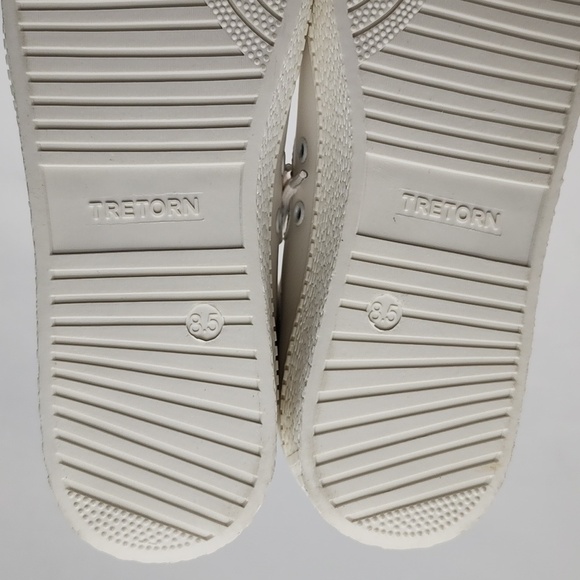 NWT Tretorn Women's Nylite Plus White Vintage Style Leather Lace-up Sneaker 8.5M - Picture 8 of 16